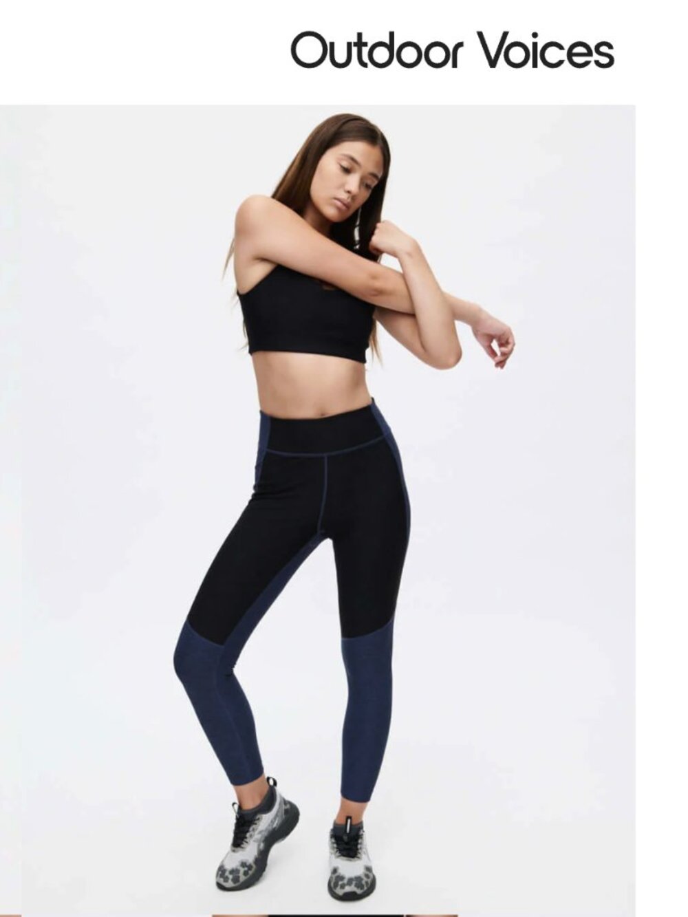 Outdoor Voices Women's Pants & Jumpsuits Outdoor Voices Two Tone 7/8 Legging (M)